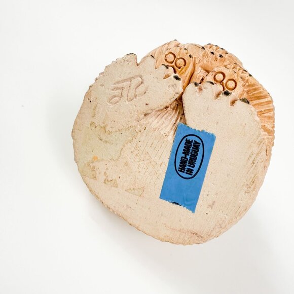 Artisania Rinconada Handcrafted Bear & Cub Figurine From Uruguay Ceramic Collect - Picture 7 of 7